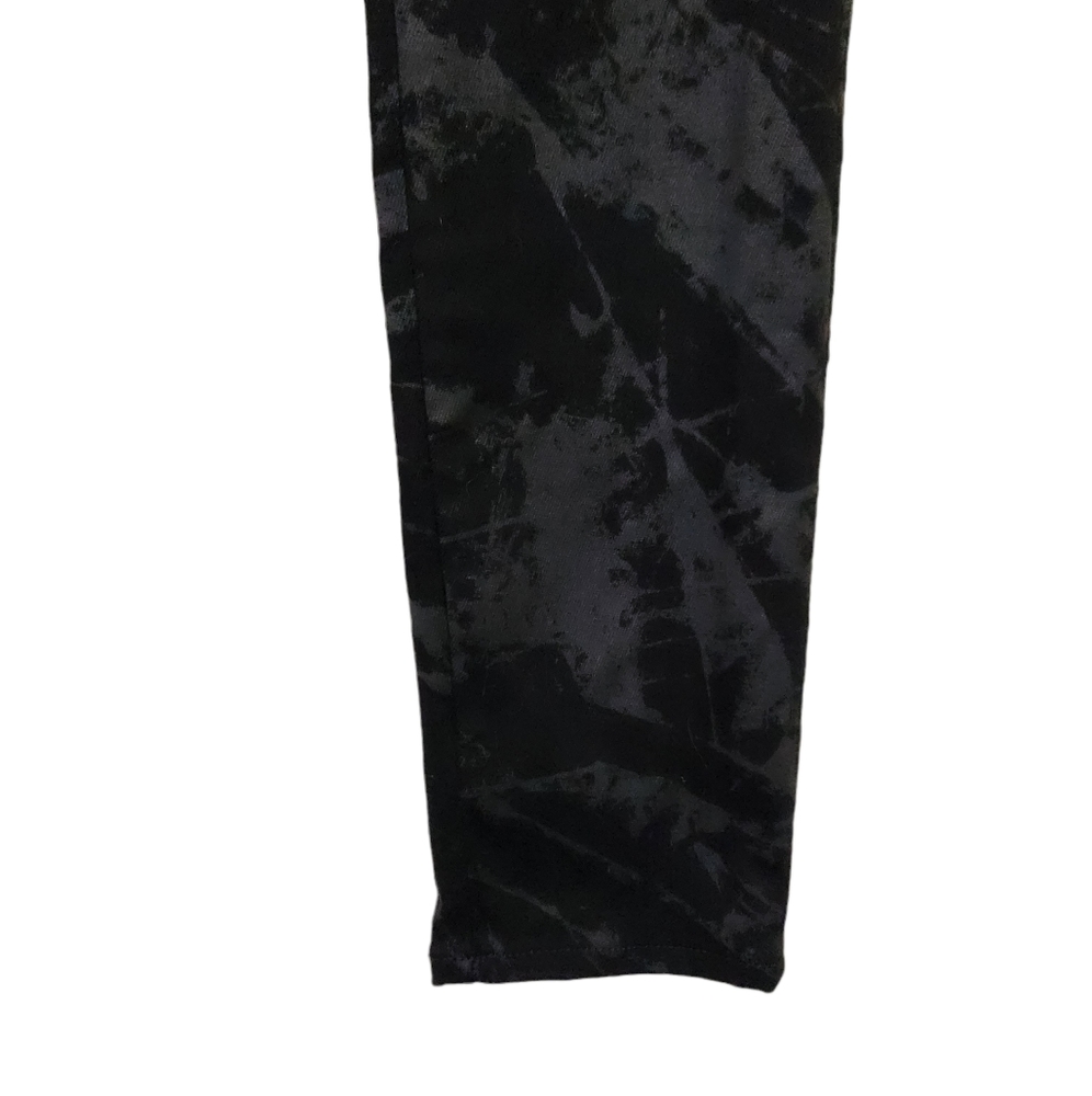 Helmut Lang Black Marble Twill coated pull on pants size 26 - Picture 4 of 10